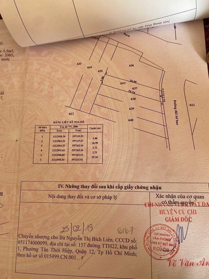 Đất thổ cư Kênh Rạch Dứa, Củ Chi 140m² giá 2.5 tỷ - Sổ đỏ chính chủ