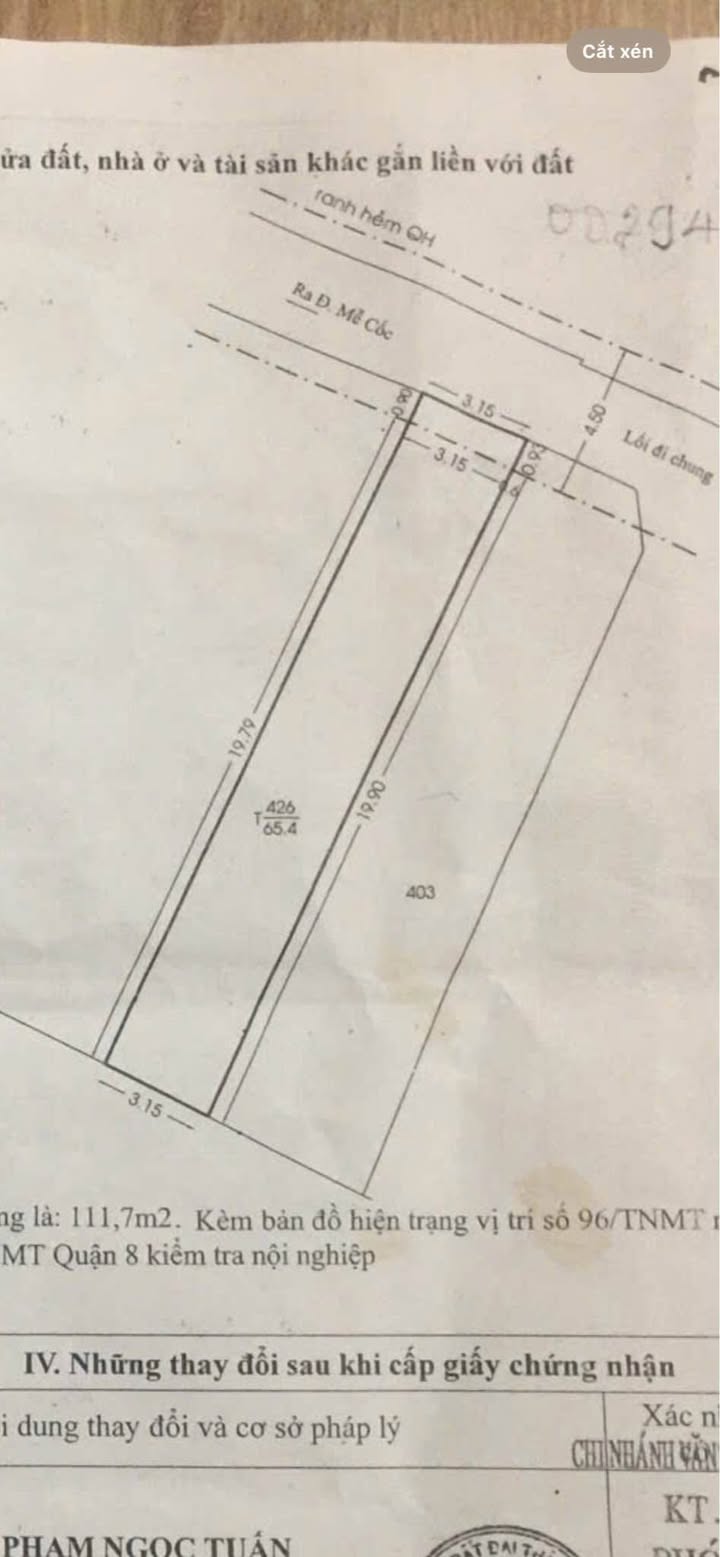 Nhà bán Hẻm 2F Mễ Cốc, Quận 8, 63m² giá 3.95 tỷ - Đầu tư sinh lời ngay!