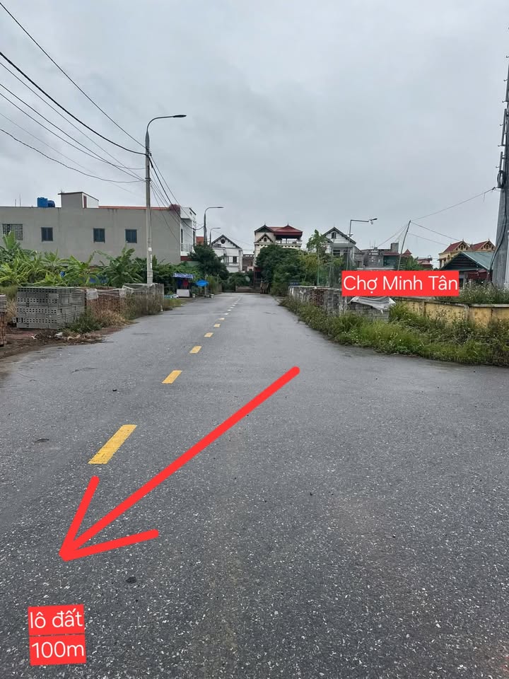 Đất nền Minh Tân Khoái Châu 100m² giá 1.6 tỷ - Pháp lý chuẩn sẵn sàng giao dịch!