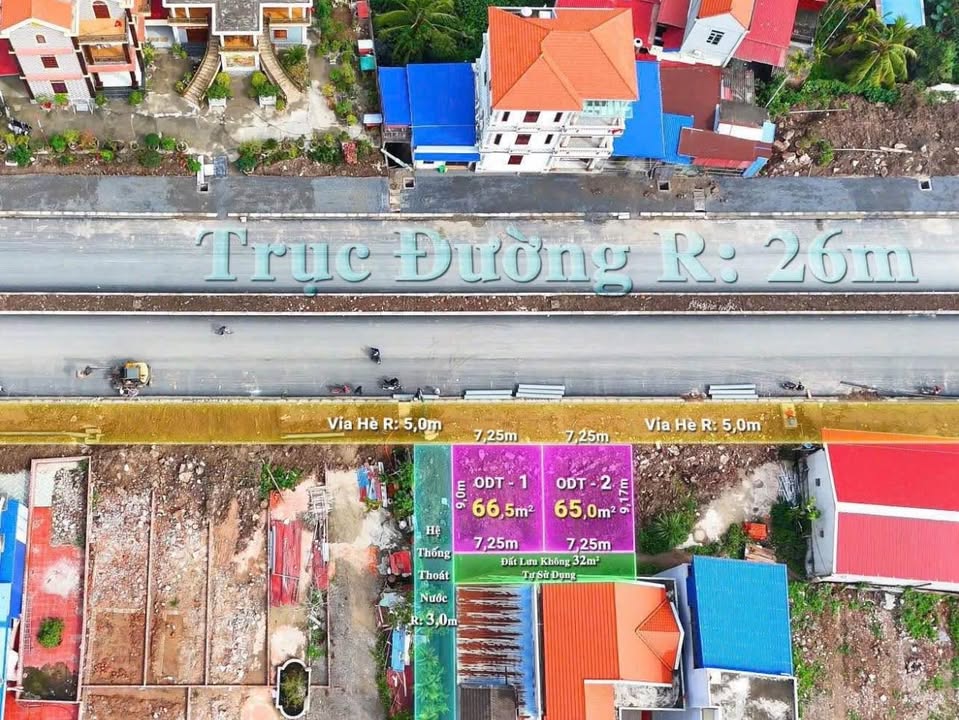 Đất nền mặt đường Bắc Sông Cấm 65m² giá 8,75 tỷ - Vị trí đắc địa tại Thủy Nguyên!