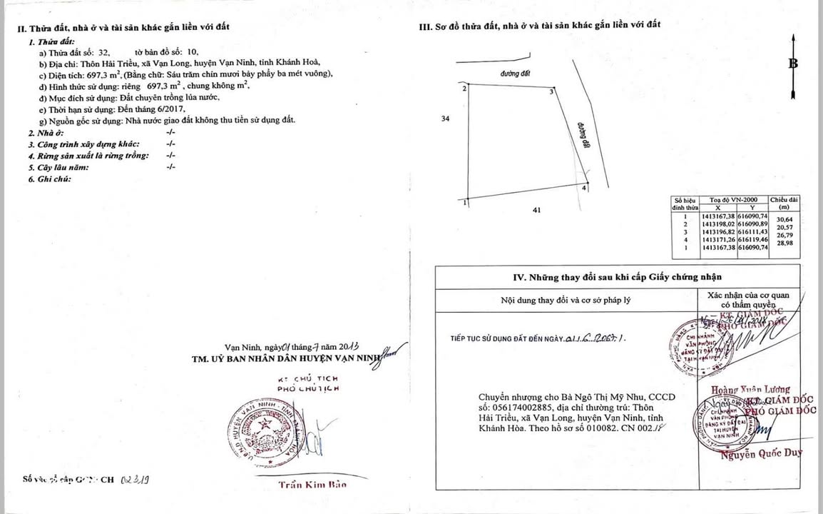 Đất nền phân khu 8 Khu kinh tế Bắc Vân Phong 697m² - Giá tốt, pháp lý rõ ràng!