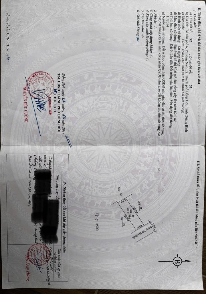 Đất nền trung tâm Đồng Hới 132m² giá thỏa thuận - Cơ hội đầu tư tuyệt vời!