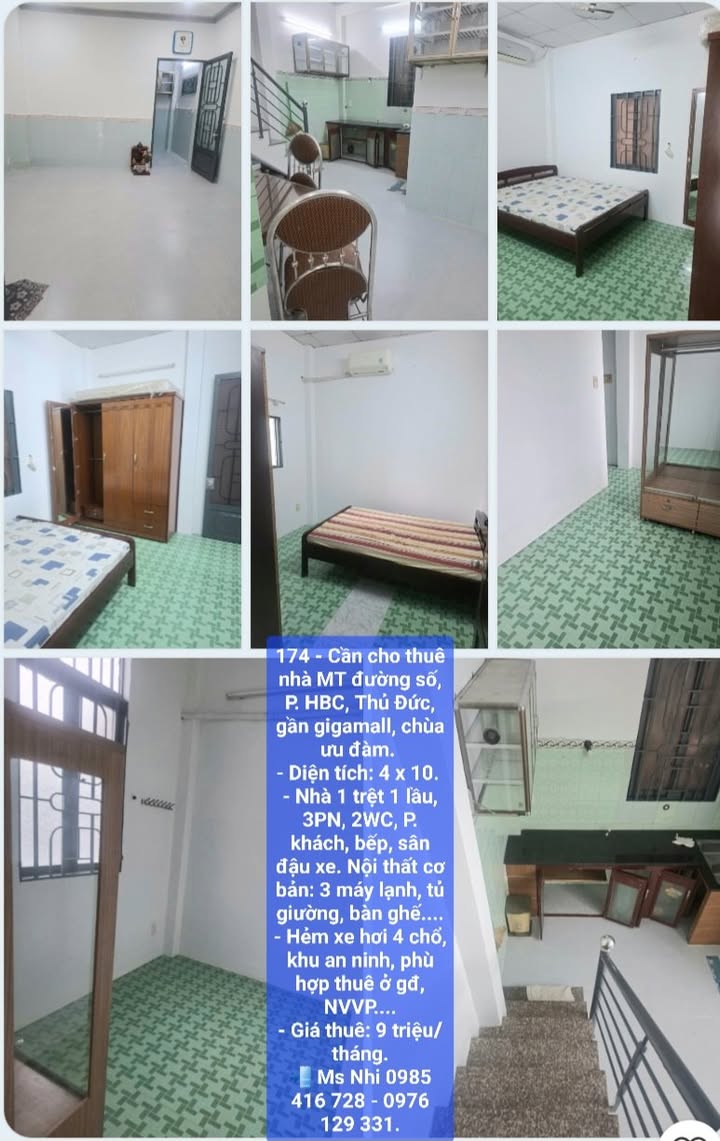 Nhà cho thuê mặt tiền đường Số, P. Hiệp Bình Chánh, Thủ Đức - 40m² giá chỉ 9 triệu/tháng!