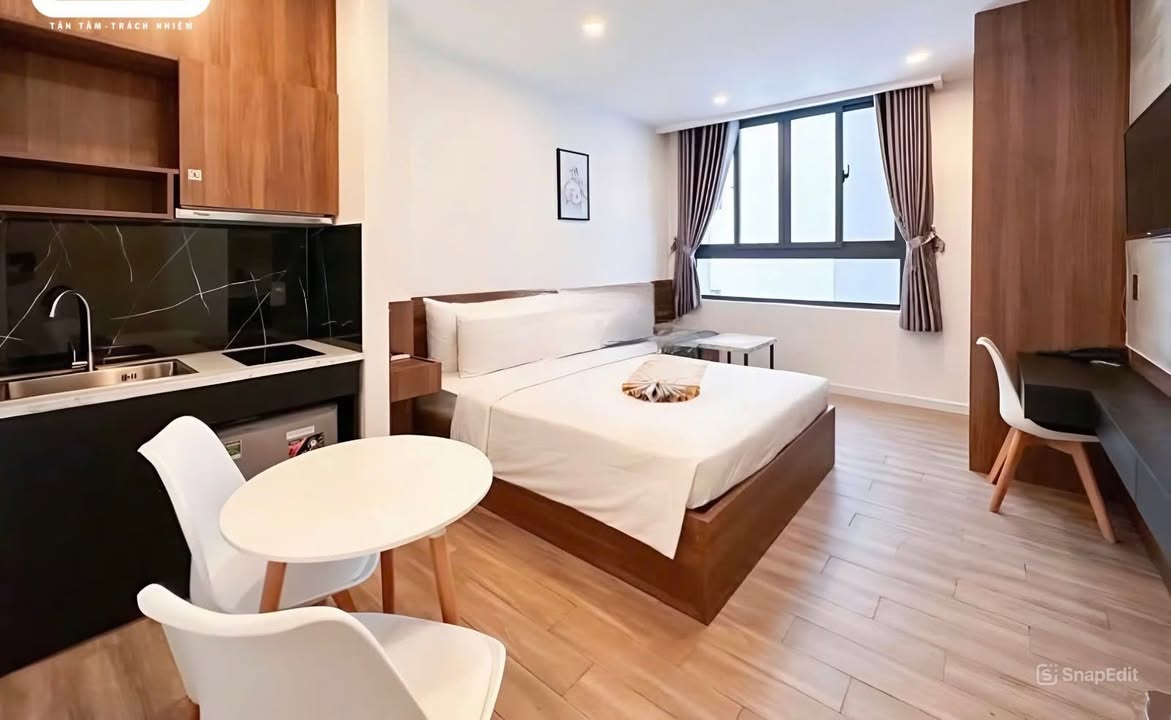 Căn hộ Nguyễn Thiện Thuật Nha Trang 28m² giá 5.5 triệu - Trống ngay, đầy đủ nội thất!