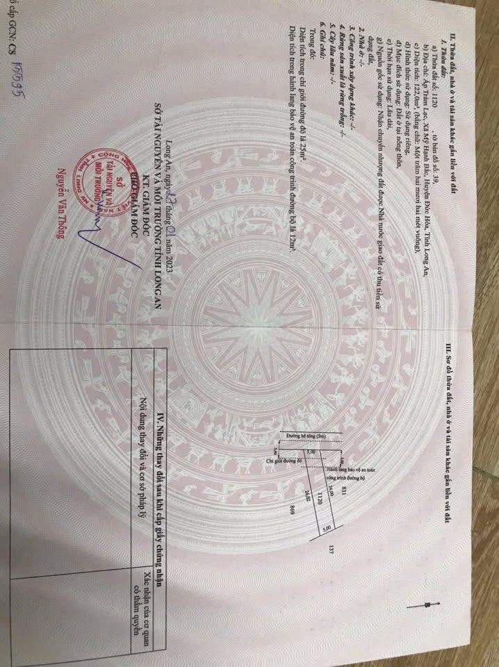 Đất thổ cư Mỹ Hạnh Bắc, Đức Hòa 120m² giá 1.4 tỷ - Đầu tư sinh lời ngay!