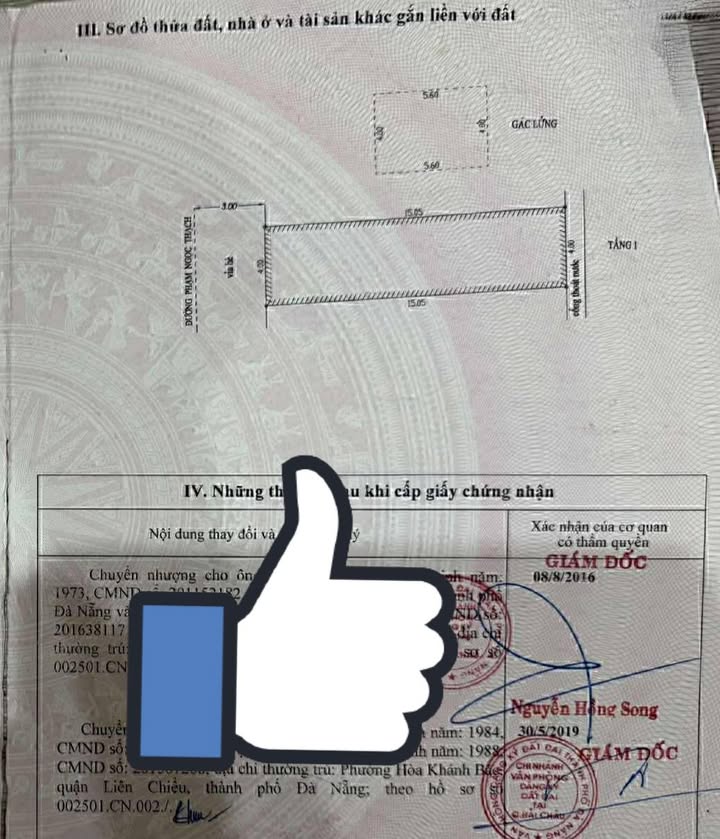 Nhà mặt tiền Phạm Ngọc Thạch, Hải Châu 60m² giá 6.6 tỷ - Gần biển Nguyễn Tất Thành!