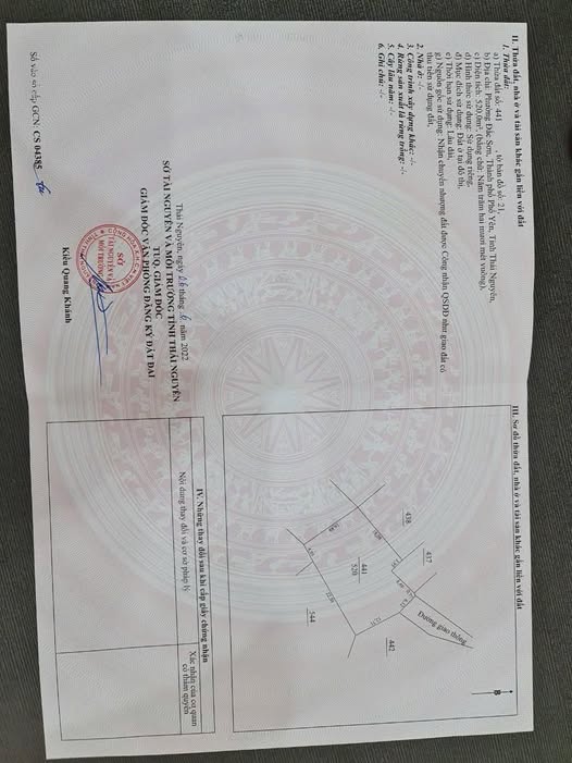 Đất nền 520m² tại phường Đắc Sơn, giá 2.2 tỷ - Tiềm năng đầu tư lớn!