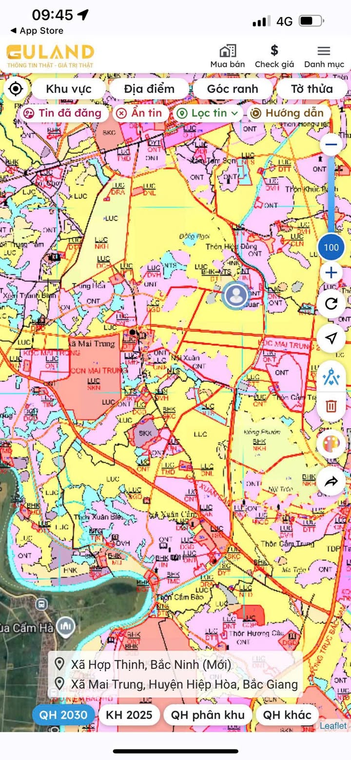 Đất thổ cư 100m² tại Mai Trung, Hiệp Hòa chỉ 400 triệu - Cơ hội đầu tư tuyệt vời!