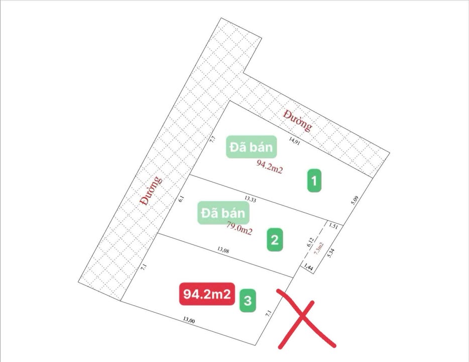 Đất nền Ninh Phúc 94m² giá 2.2 tỷ - Sổ hồng chính chủ, ô tô vào tận nơi!