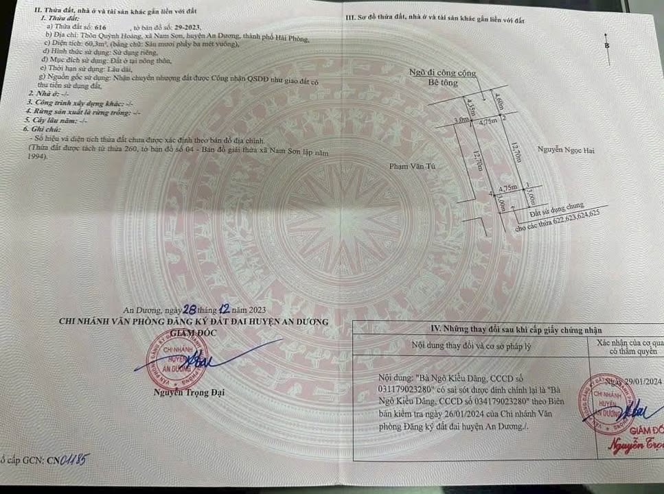 Đất nền lô góc 60m² tại Nam Sơn An Dương chỉ 1.1 tỷ - Cơ hội đầu tư tuyệt vời!