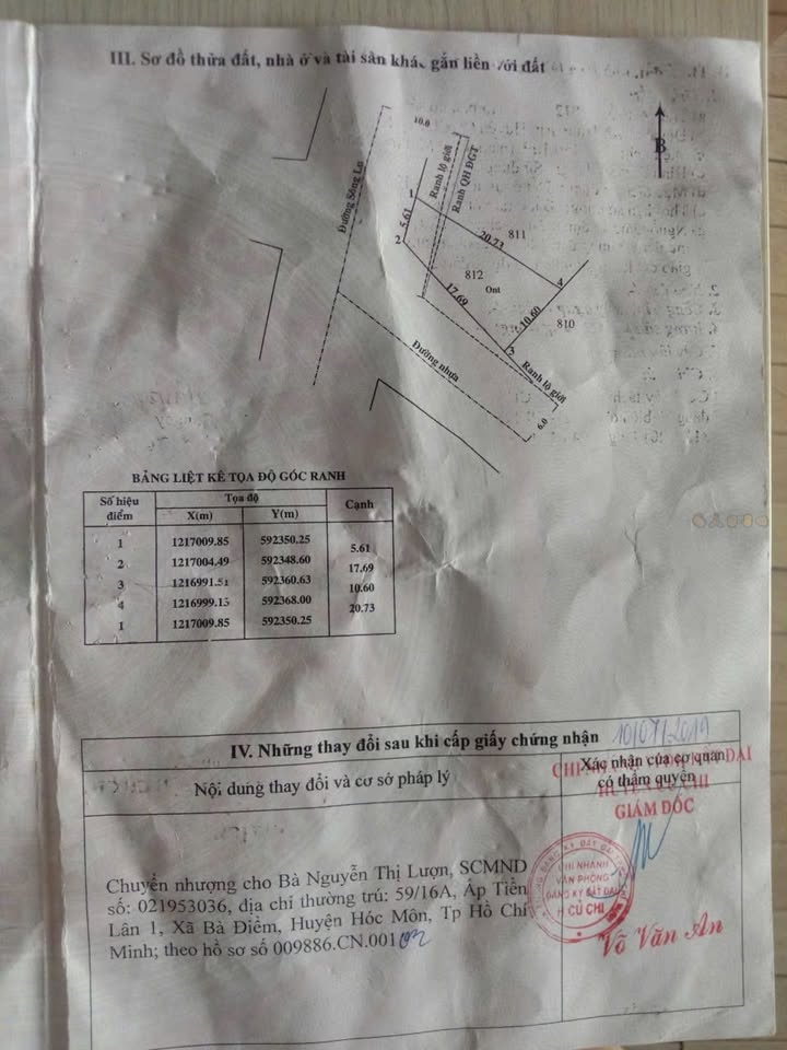 Đất nền góc 2 mặt tiền Sông Lu, Trung An, Củ Chi 112m² giá 3,7 tỷ - Cơ hội đầu tư tuyệt vời!