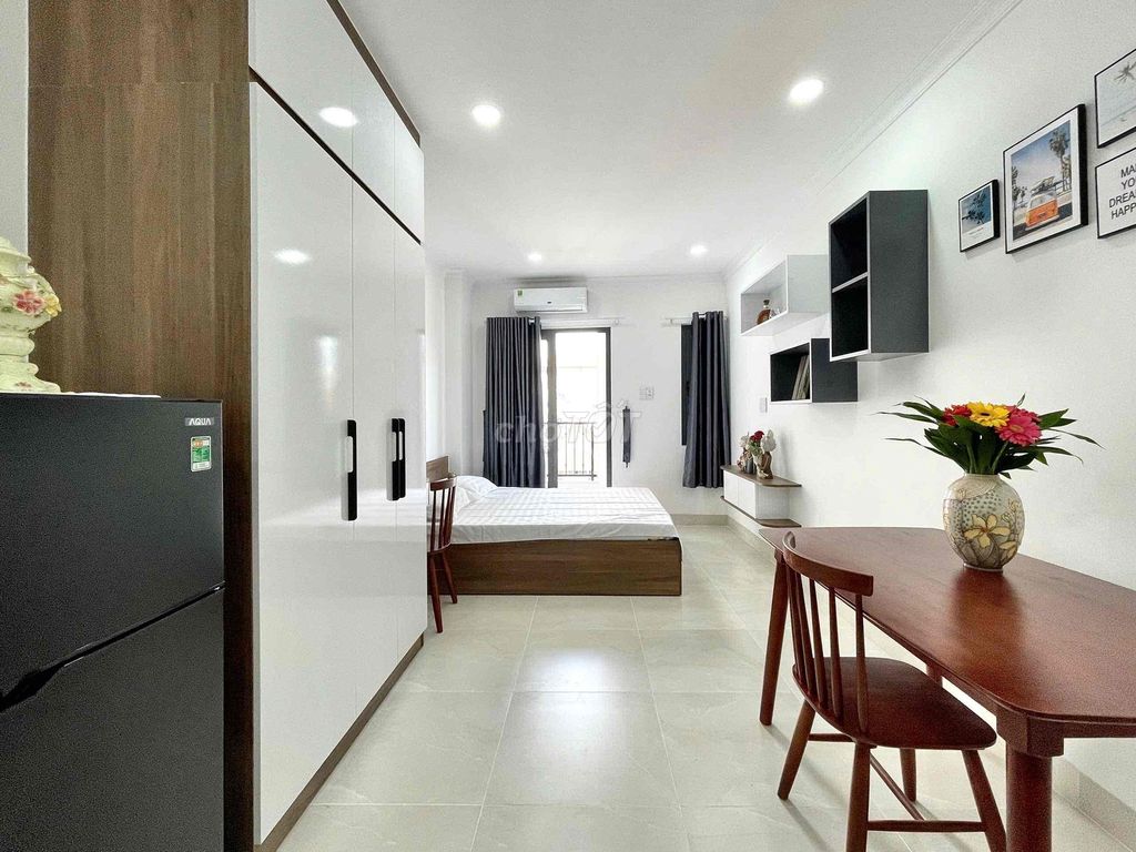 Căn hộ mini Studio 35m² tại Bình Thạnh giá 7.9 triệu - Full nội thất cao cấp