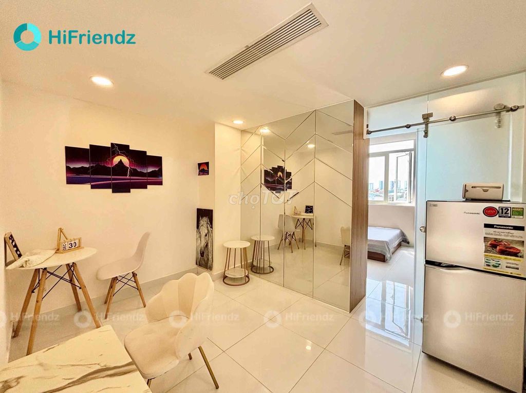 Căn hộ cho thuê 1 phòng ngủ 45m² đường Hoàng Văn Thụ, Tân Bình - Tiện nghi đầy đủ, sạch sẽ!