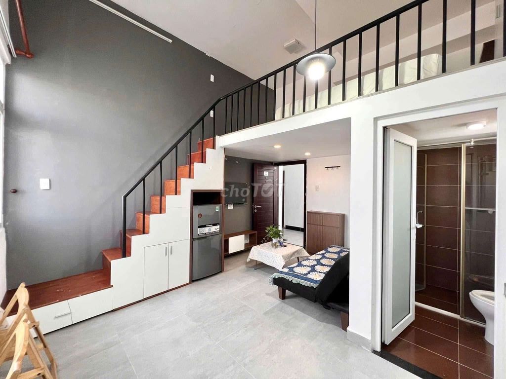 Căn hộ duplex ban công Quận 7 35m² giá 6.2 triệu - Full nội thất, giờ giấc tự do!