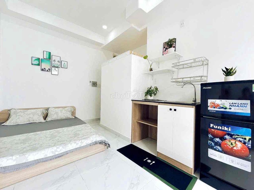 Căn hộ ban công Nguyễn Đình Chiểu, Quận 3, 30m² giá 6.6 triệu - Full nội thất, giờ tự do!