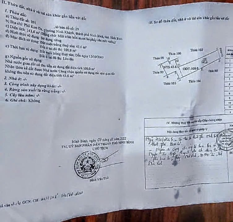 Đất Khu Quảng Trường Ninh Khánh 143,6m² giá 12 tỷ - Tiềm năng đầu tư lớn!