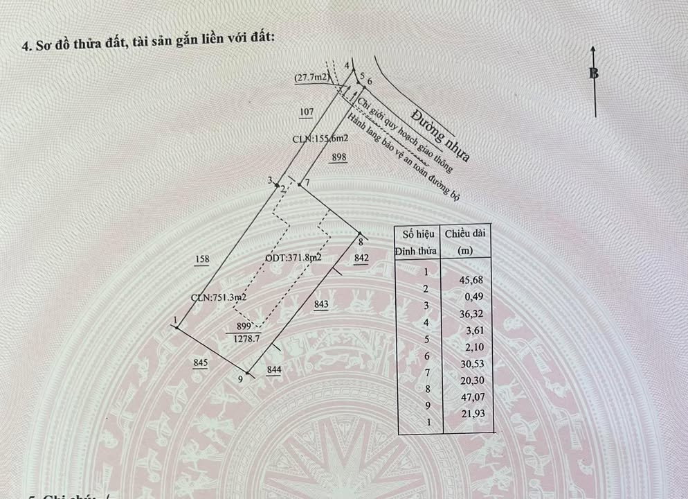 Đất 1279m² Đường 22, Bạch Đằng, Tân Uyên - Đầu tư sinh lời lý tưởng!