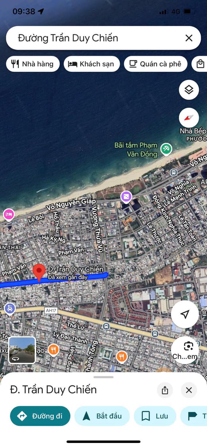 Đất xây cao tầng mặt tiền Trần Duy Chiến, Đà Nẵng 327m² giá 44 tỷ - Cơ hội đầu tư sinh lời!