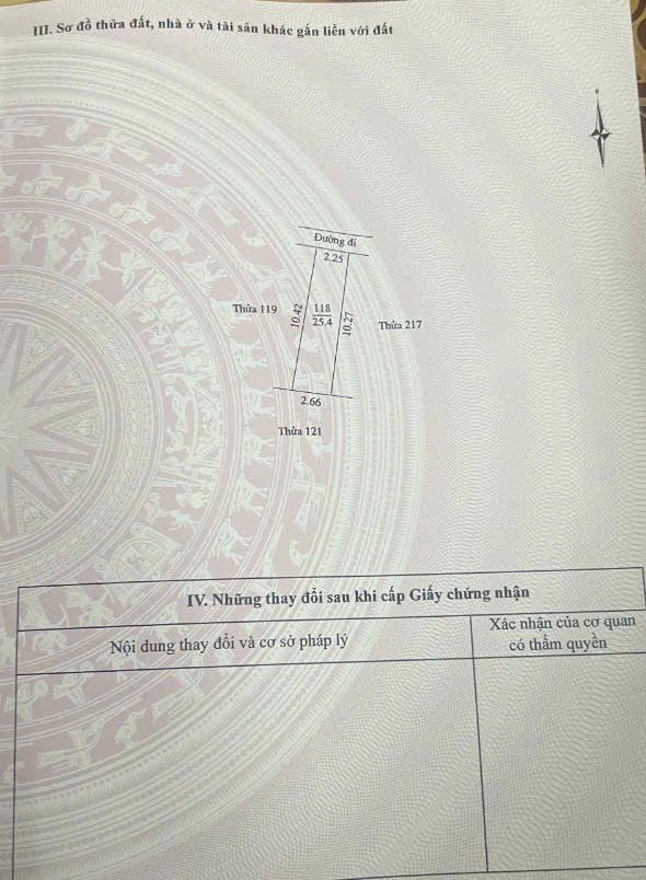 Lô đất ngõ Hồ Xuân Hương, TP Hải Dương 25,4m² giá 520 triệu - Chính chủ cần bán!