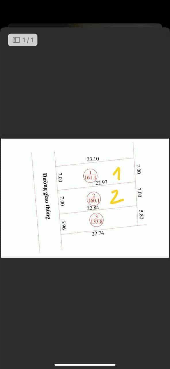 Đất nền Nam Hồng 161m² giá chỉ 2.4 tỷ - Cơ hội đầu tư lý tưởng!