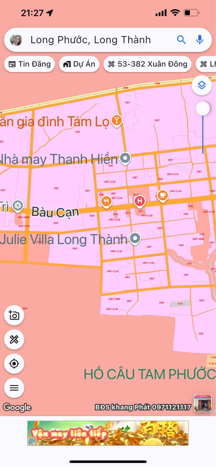 Đất thổ cư xã Long Phước 232m² giá chỉ 2 tỷ - Gần khu công nghiệp!