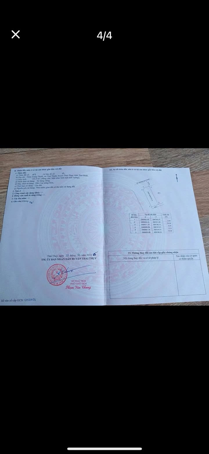 Đất nền lô góc Thái Thịnh, Thái Thụy 101m² - Cơ hội đầu tư hấp dẫn!