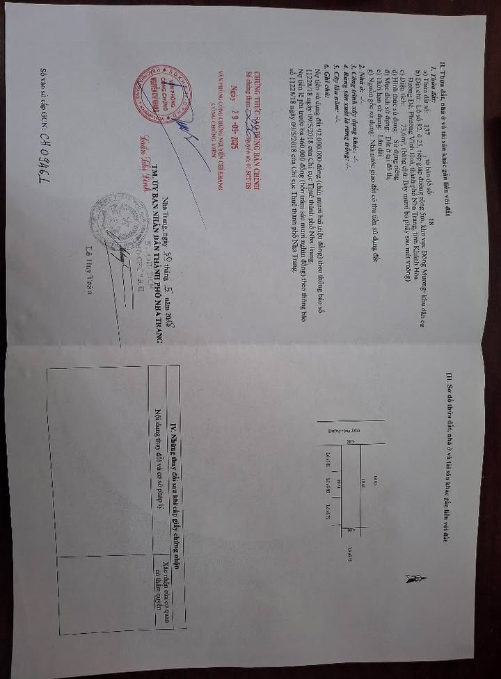 Nhà cấp 4 gác lững tại Vĩnh Hòa Nha Trang 74m² giá 4.3 tỷ - Cách biển chỉ 500m!