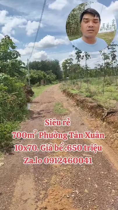 Đất nền Tân Xuân 700m² giá 650 triệu - Cơ hội đầu tư tuyệt vời!