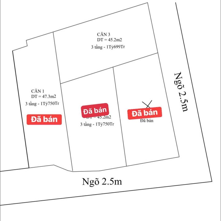 Nhà riêng Mỹ Xá 46m² giá 1.6 tỷ - Thiết kế hiện đại, sẵn sàng ở ngay!