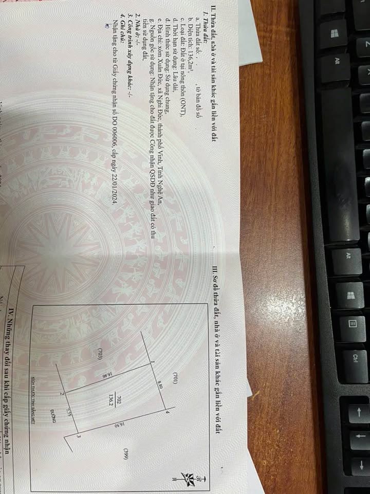 Đất Nền Nghi Đức 136m² giá 2.5 tỷ - Bìa nở hậu, xây nhà thoải mái!