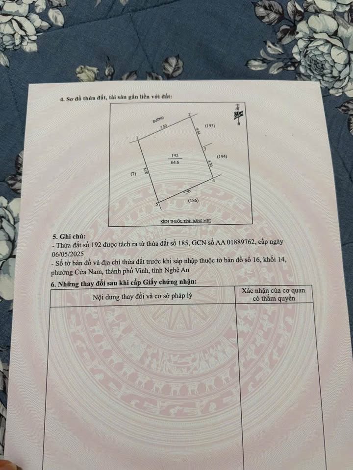 Đất nền Cửa Nam, Vinh 64.6m² giá 1.38 tỷ - Đường rộng, thoáng mát!