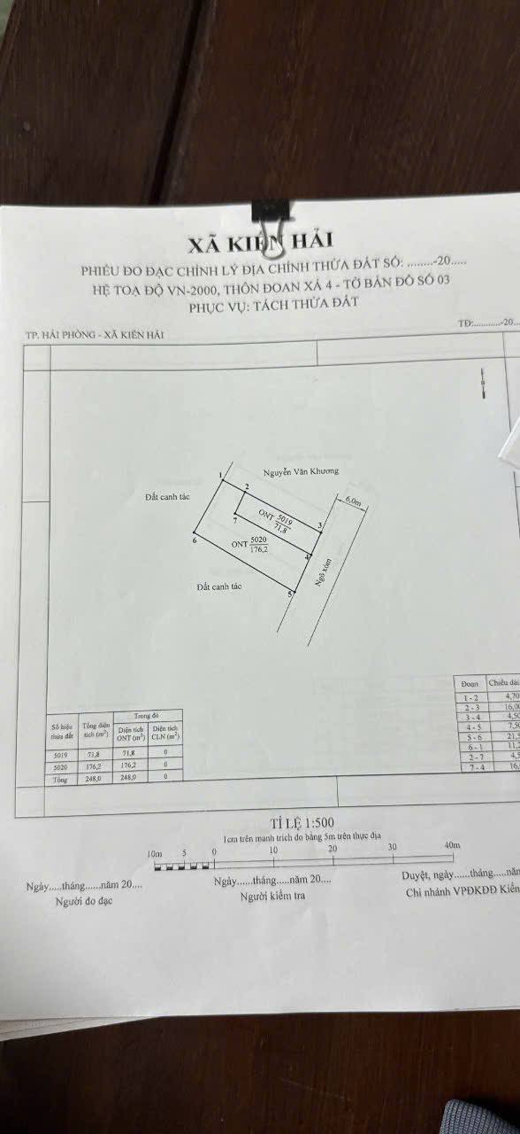 Đất nền Đoàn Xá, Kiến Thụy 71m² giá 1.1 tỷ - Cơ hội đầu tư tuyệt vời!
