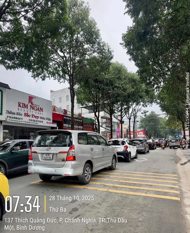 Nhà mặt tiền Thích Quảng Đức, Thủ Dầu Một 145m² giá 12.1 tỷ - Đầu tư sinh lời ngay!