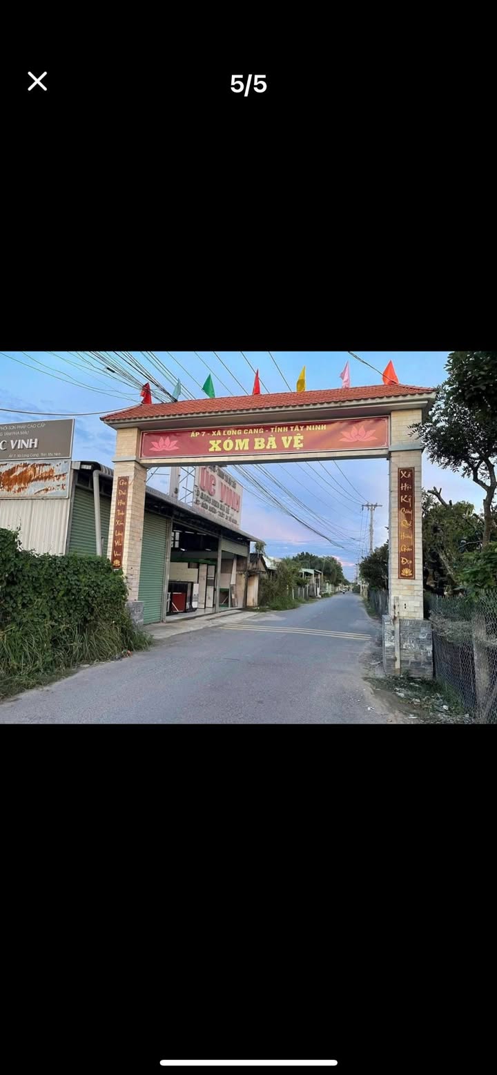 Đất thổ cư ấp 7 xã Long Cang 124m² giá 1.15 tỷ - Sổ hồng riêng, ô tô vào tận nơi!