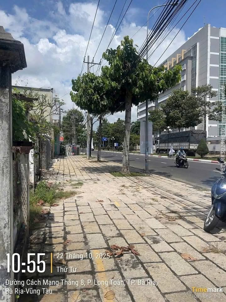 Đất mặt tiền đường Cách Mạng Tháng Tám, Bà Rịa - 328m² chỉ 13.5 tỷ - Đầu tư sinh lời cao!