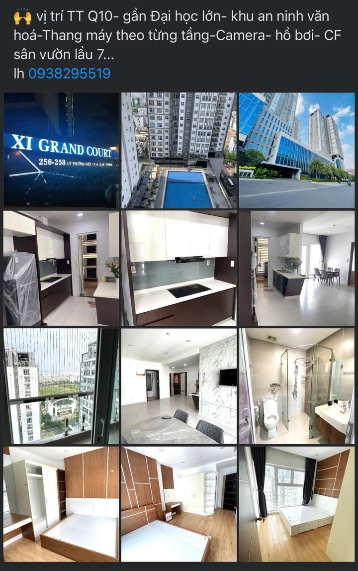 Căn hộ Xi Grand Court quận 10 90m² giá 20 triệu - Penhouse mini sang trọng!