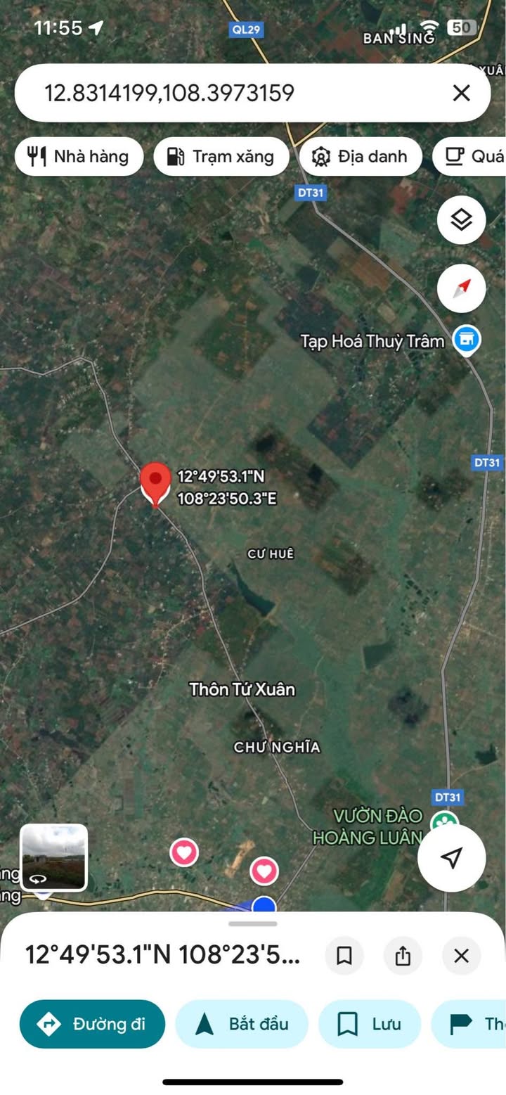 Đất nền Cư Huê, Ea Kar 1650m² giá 12.375 tỷ - Cơ hội đầu tư tuyệt vời!