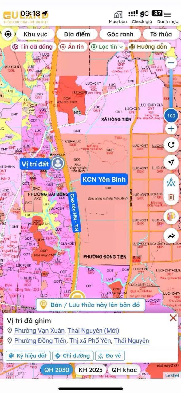 Đất nền Phổ Yên 70m² giá chỉ 800 triệu - Cơ hội đầu tư lý tưởng!