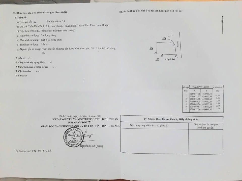 Đất thổ cư 100m² tại Hàm Thắng, giá 680 triệu - Đầy đủ tiện ích quanh vùng!