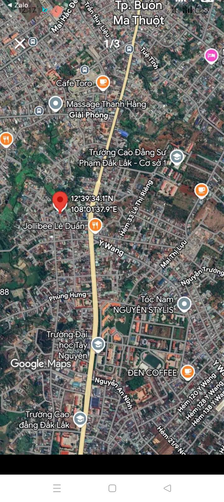 Đất nền 126m² đường Đặng Văn Ngữ, TP. Buôn Ma Thuột - Đầu tư sinh lời ngay!