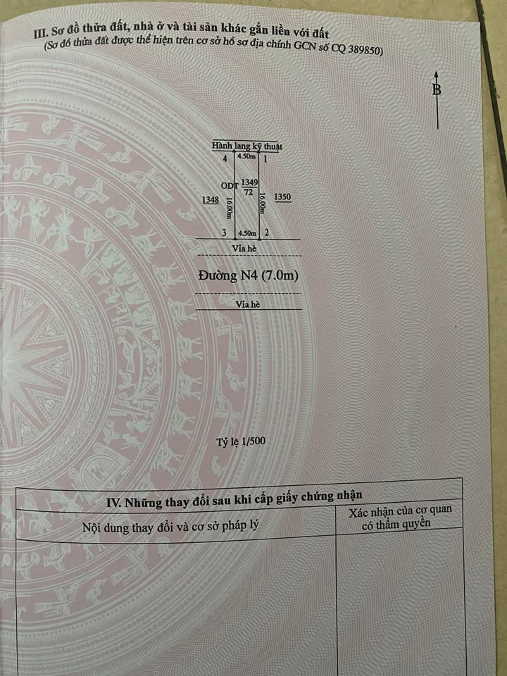 Đất nền Tân Hiệp, Tân Uyên 72m² giá 1.5 tỷ - Cơ hội đầu tư hấp dẫn!