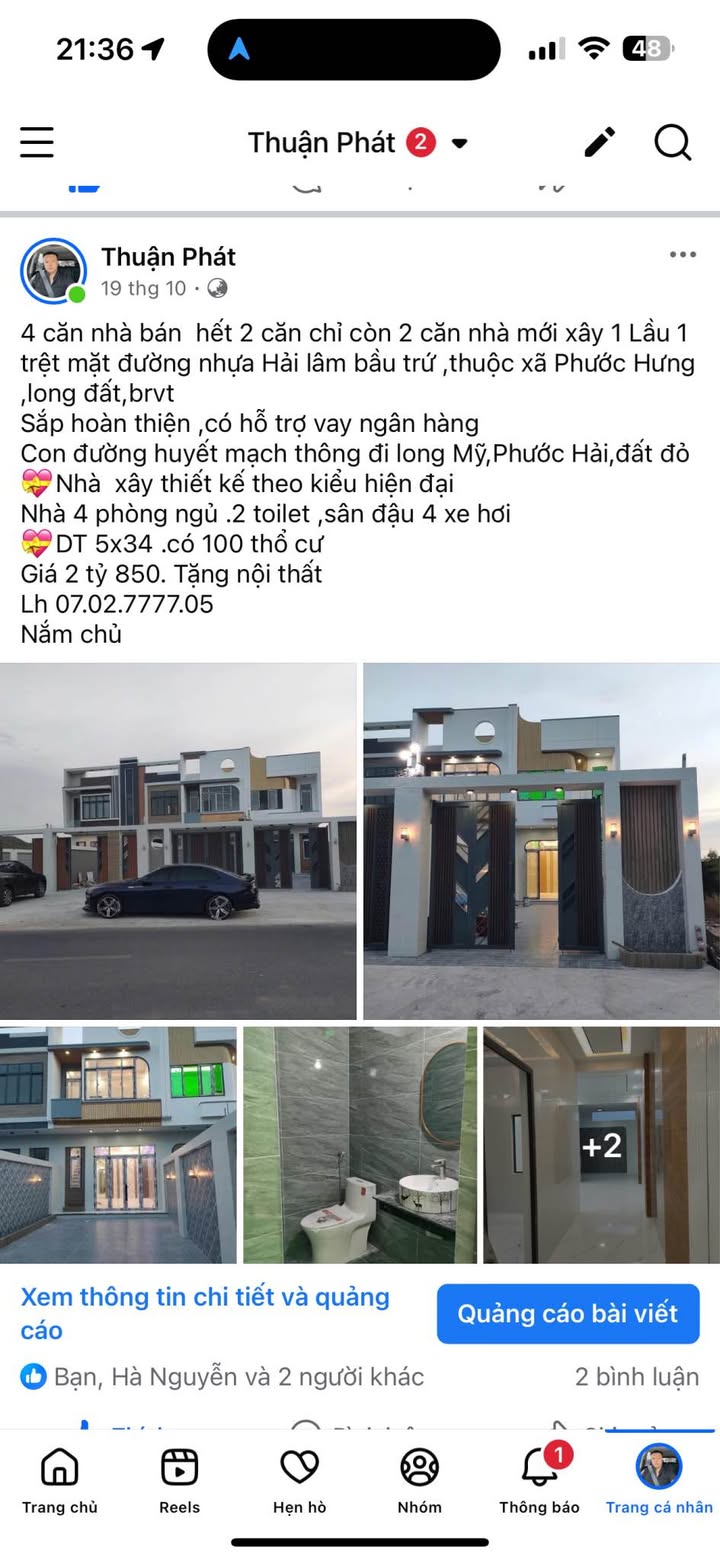 Nhà mặt đường Hải Lâm, xã Phước Hưng, 170m² giá 2.85 tỷ - Chỉ còn 1 căn duy nhất!