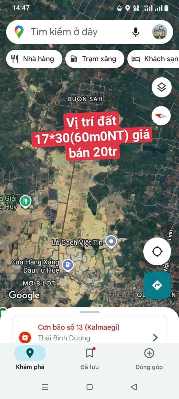 Đất nền 510m² tại xã Ea Bông, giá chỉ 10.2 tỷ - Tiềm năng đầu tư sinh lời cao!