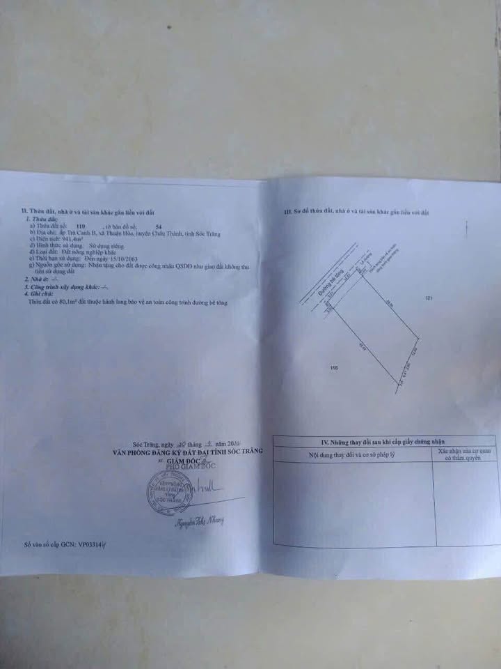 Nhà bán ấp Trà Canh B, xã Thuận Hòa, 540m² giá 700 triệu - Sẵn sàng vào ở!