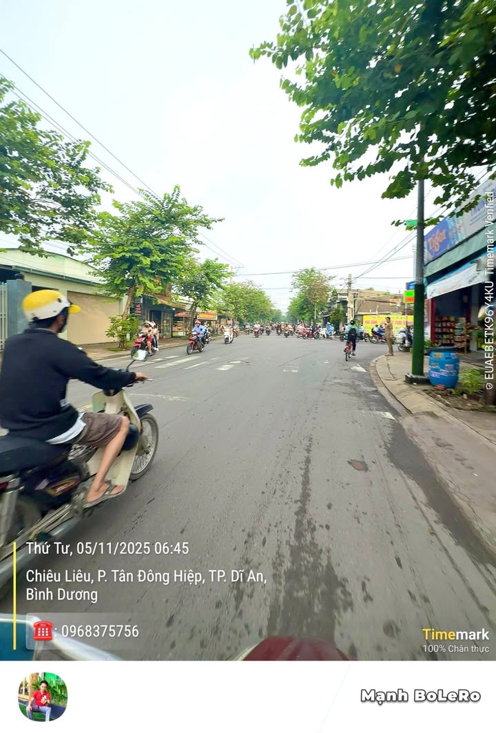Đất mặt tiền Chiêu Liêu, Dĩ An 150m² - Cơ hội đầu tư sinh lời!