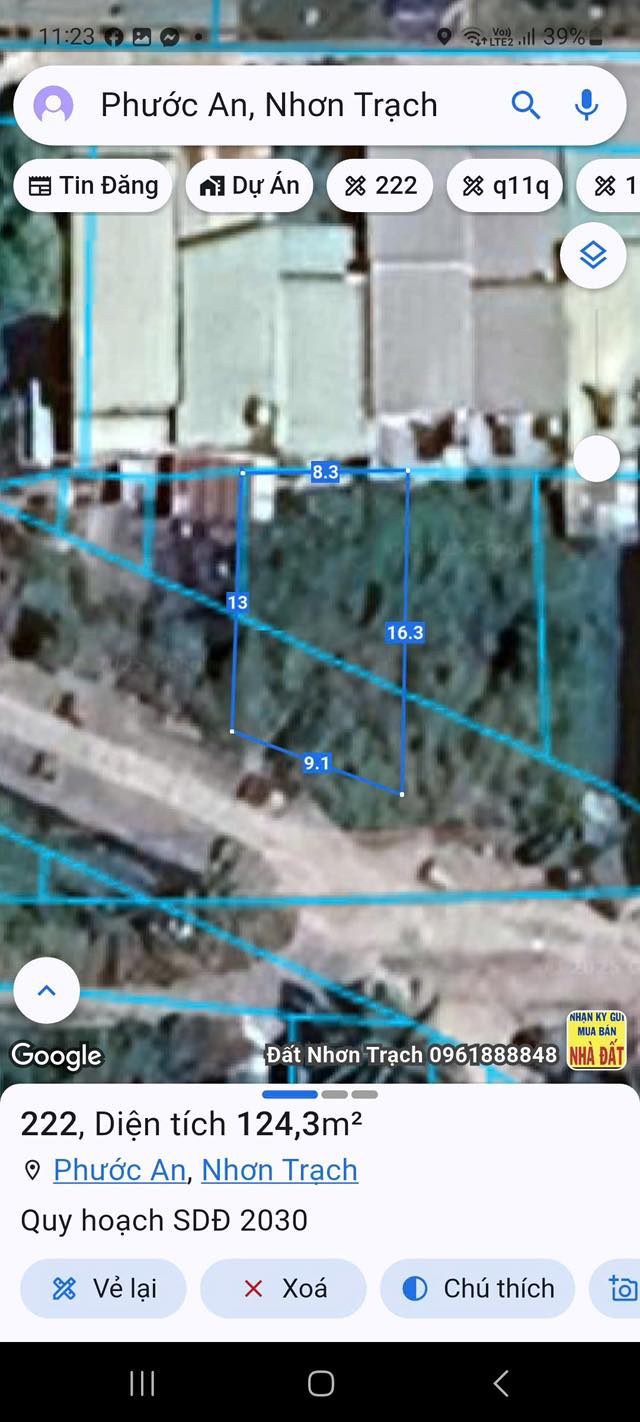 Đất nền Ấp 2 Long Thọ, Nhơn Trạch 131m² giá chỉ 600 triệu - Cơ hội đầu tư vàng!