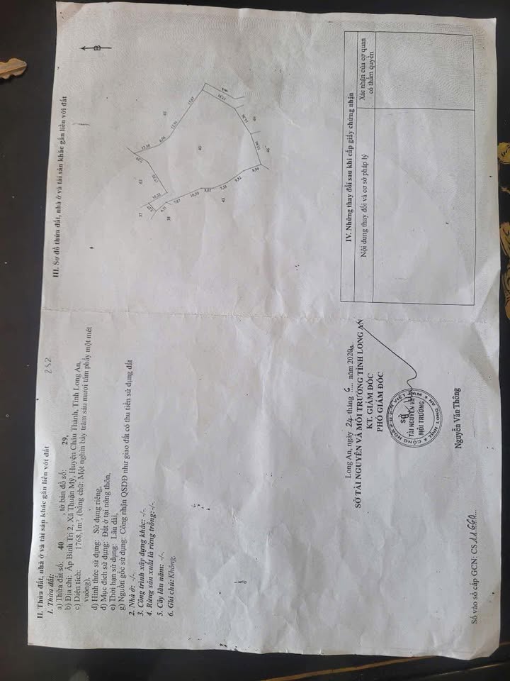 Đất thổ cư 1768m² tại xã Thuận Mỹ, Châu Thành - Sẵn sàng xây dựng nhà vườn ven sông!