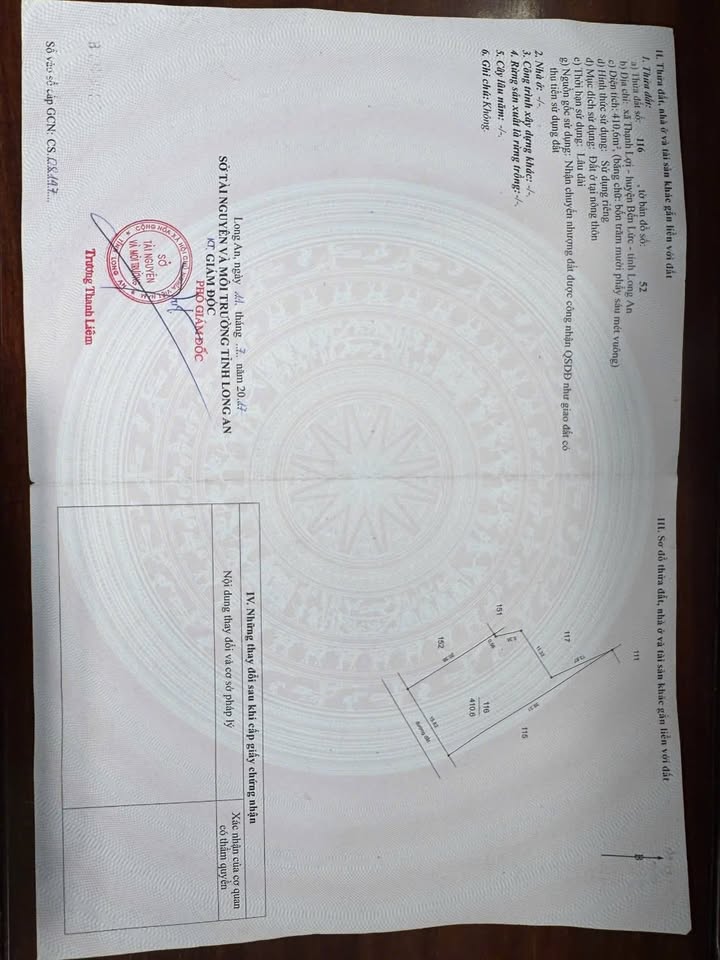 Đất thổ cư 2230m² đường xe hơi, xã Thạnh Lợi, Bến Lức, Long An - Giá 3.3 tỷ!