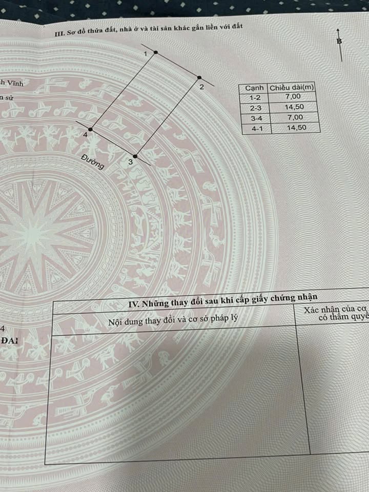 Đất nền Hương Canh 101.5m² giá 3.5 tỷ - Tiềm năng tăng giá vượt trội!