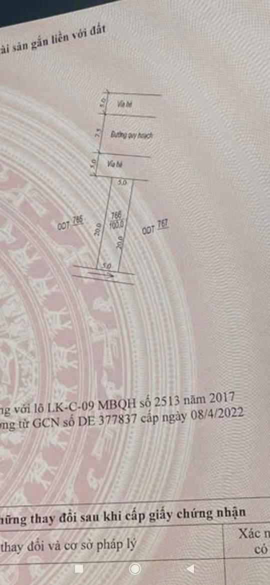 Lô đất mặt bằng quy hoạch 2513 tại Đông Sơn, 100m² giá 3.1 tỷ - Đầu tư sinh lời cao!